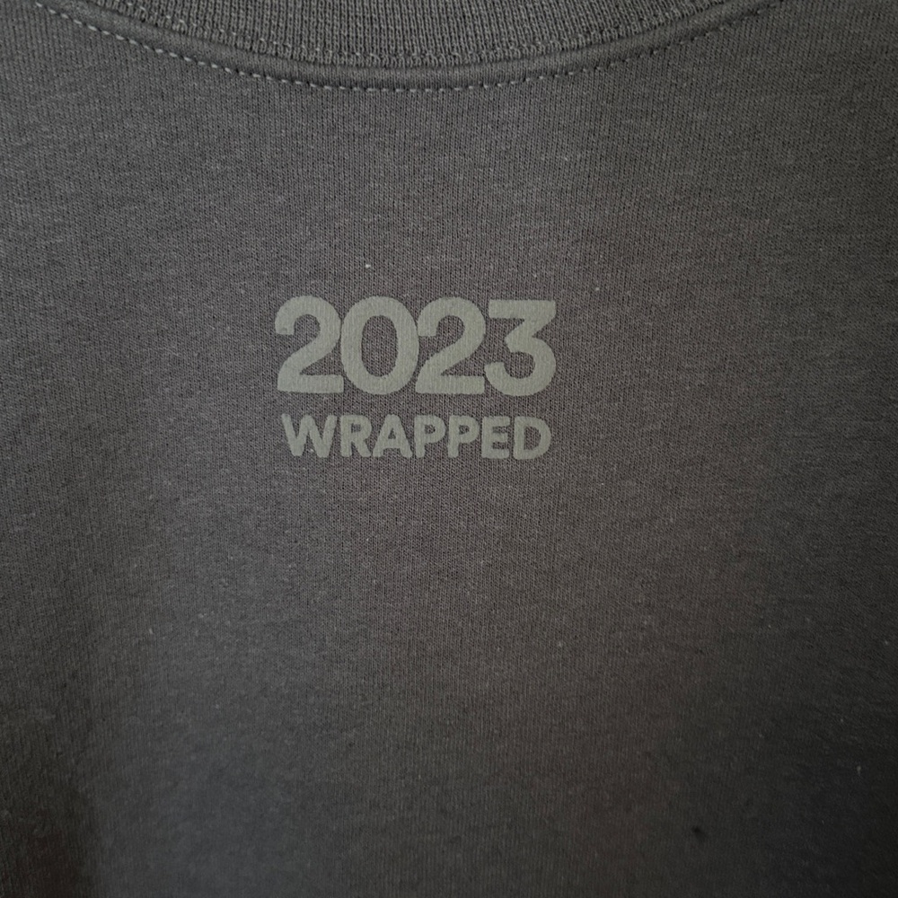 Men’s Spotify Crew 2023 Wrapped Gray Sweatshirt - Picture 4 of 6